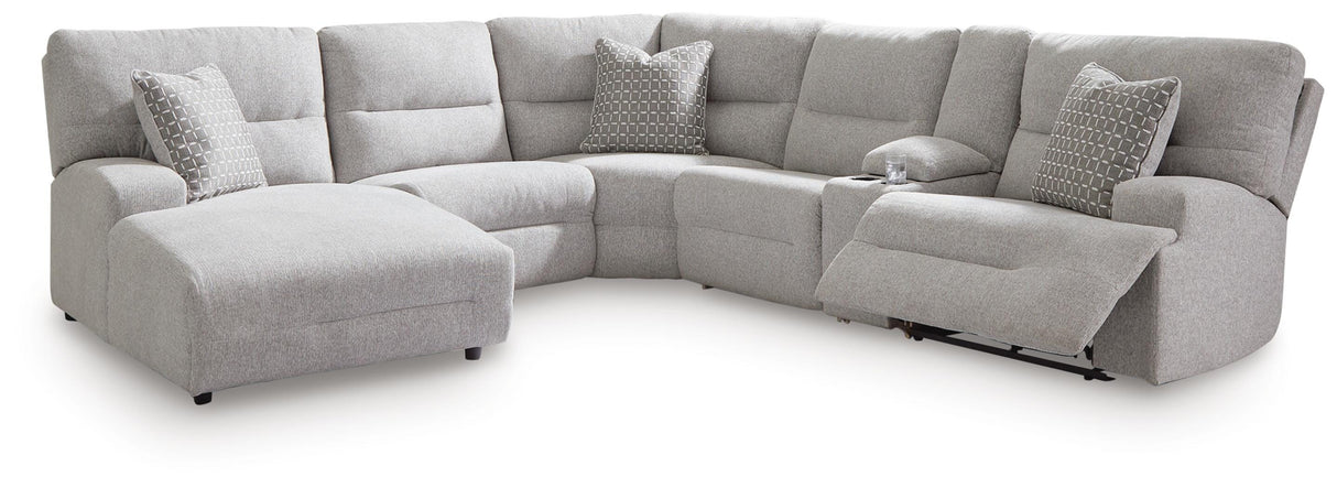 Acklen Place 6-Piece Power Reclining Sectional with Chaise - 93605S2