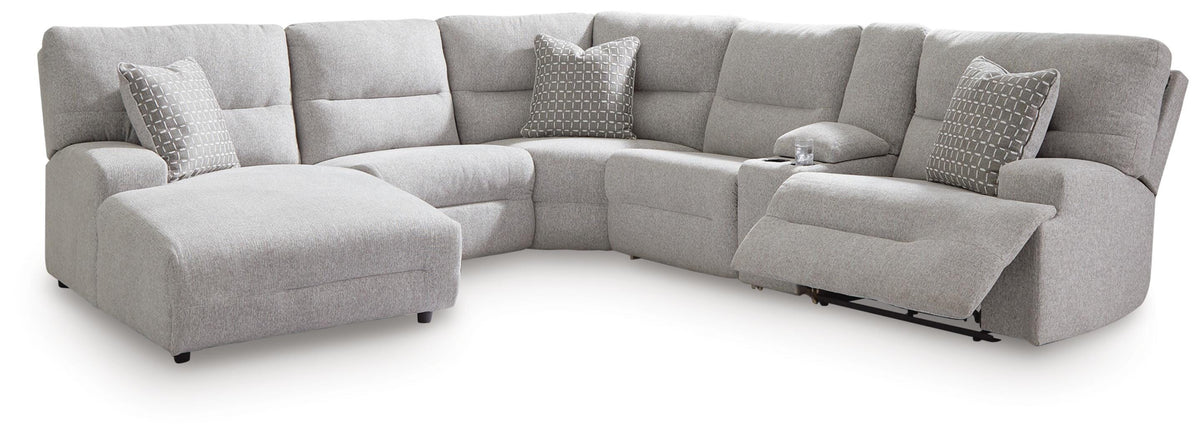 Acklen Place 6-Piece Power Reclining Sectional with Chaise - 93605S2