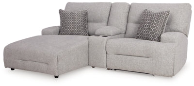 Acklen Place 3-Piece Power Reclining Sectional Sofa with Chaise - 93605S5