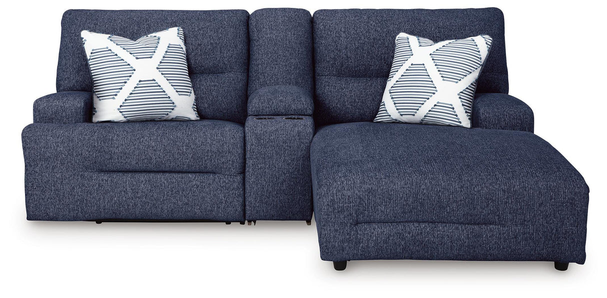 Acklen Place 3-Piece Power Reclining Sectional Sofa with Chaise - 93607S4