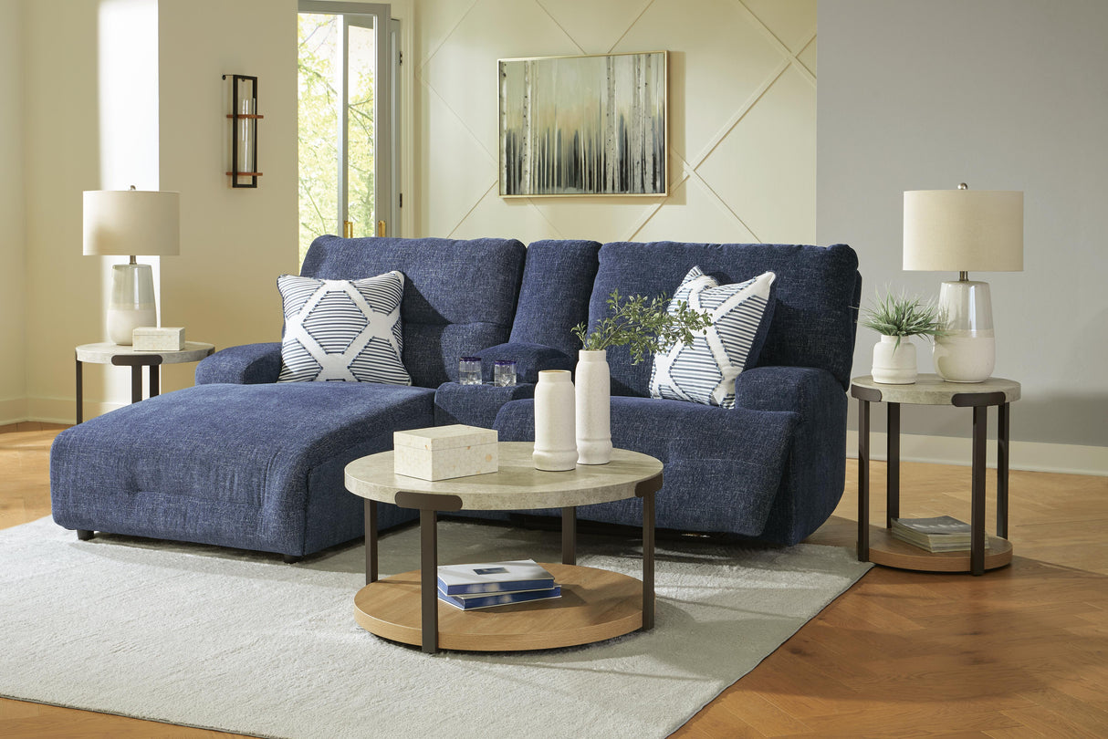 Acklen Place 3-Piece Power Reclining Sectional Sofa with Chaise - 93607S5