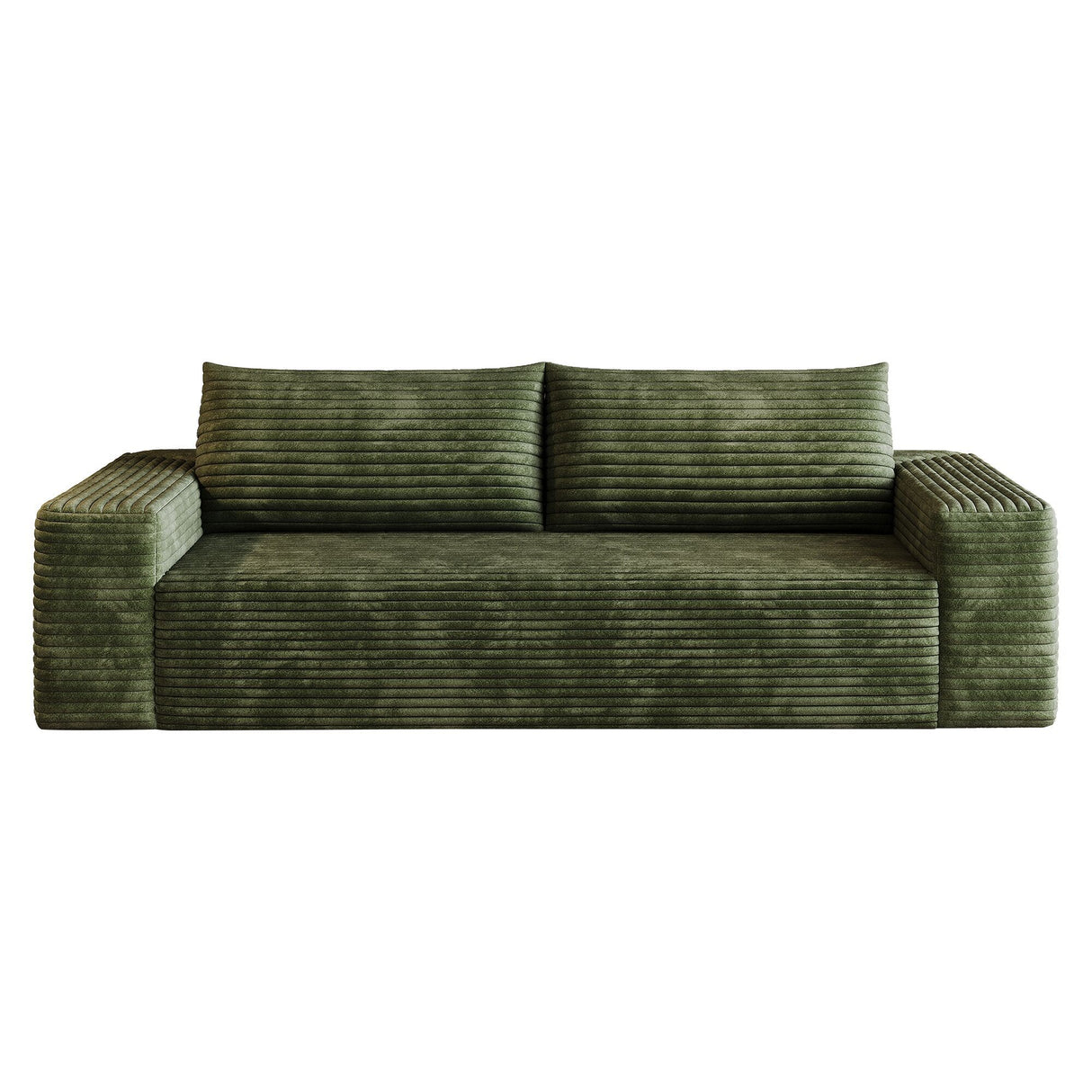 3 Setaser Sofa, Deep Seat Couches For Living Room - Green