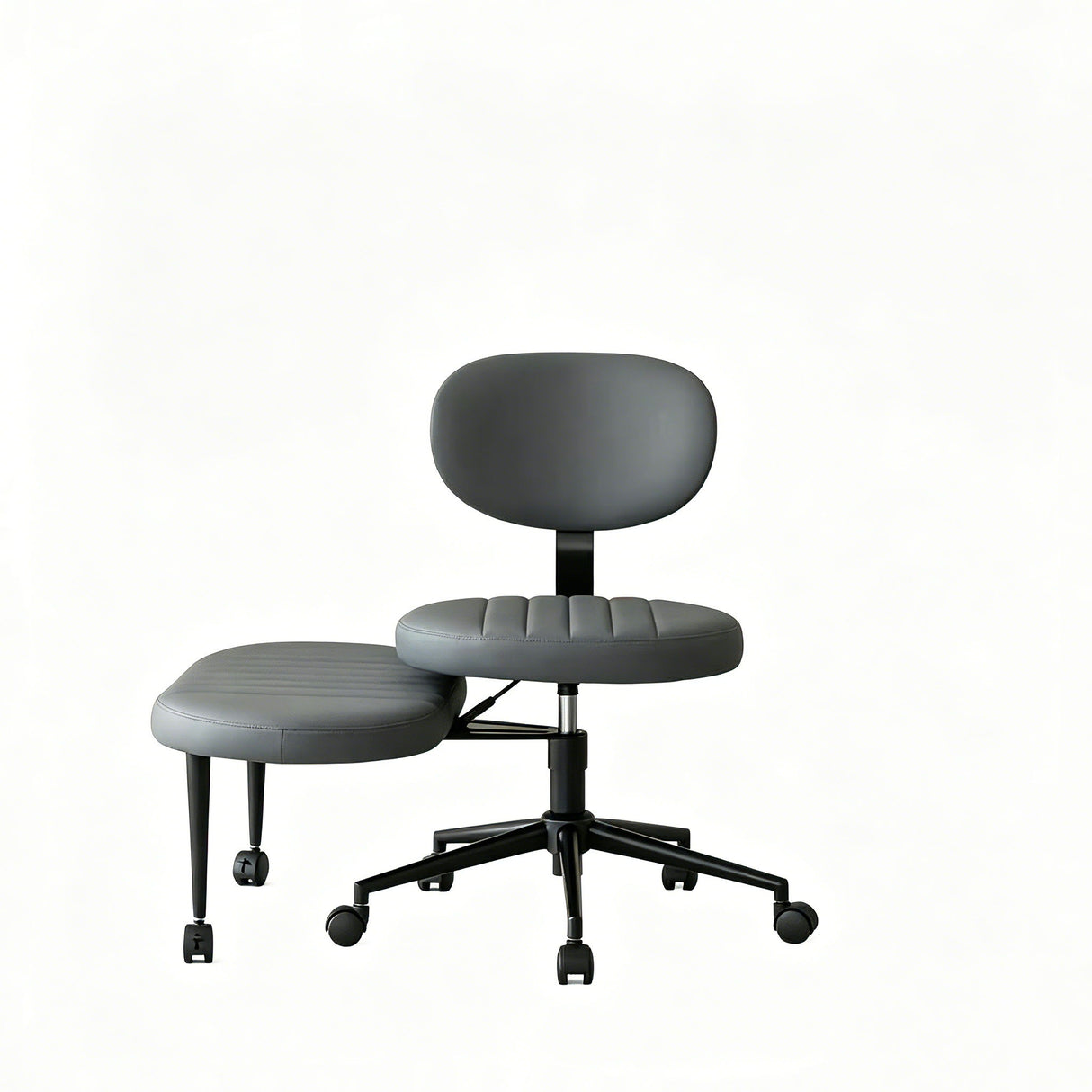 Ergonomic Cross Legged Office Chair With Back Support