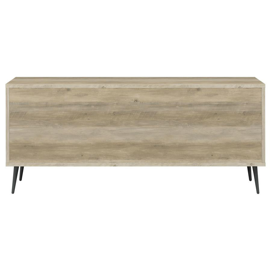 Maeve 2-door Engineered Wood Cabinet Antique Pine and Grey - 950352