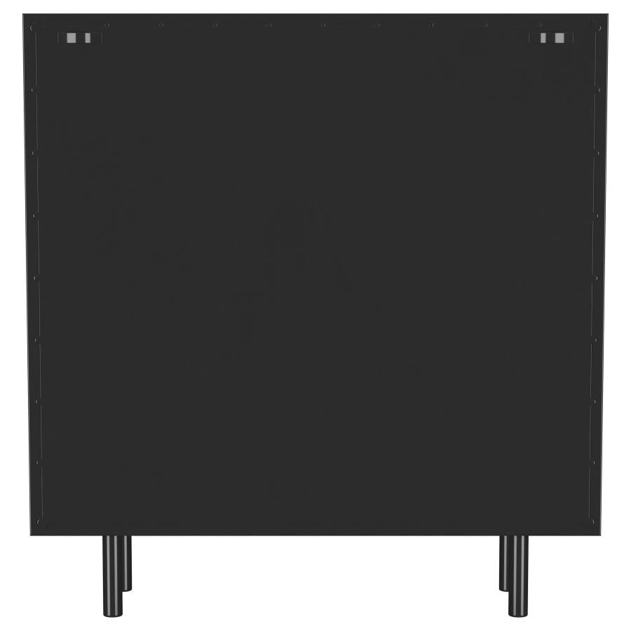 Dalia 2-door Accent Storage Cabinet with Shelving Black - 950385