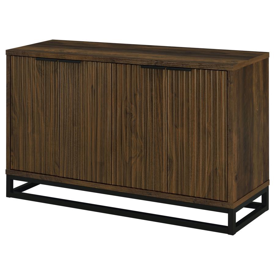 Ryatt 4-door Engineered Wood Accent Cabinet Dark Pine - 950393