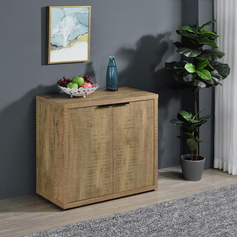 Pepita 2-door Engineered Wood Accent Cabinet Mango Brown - 950394