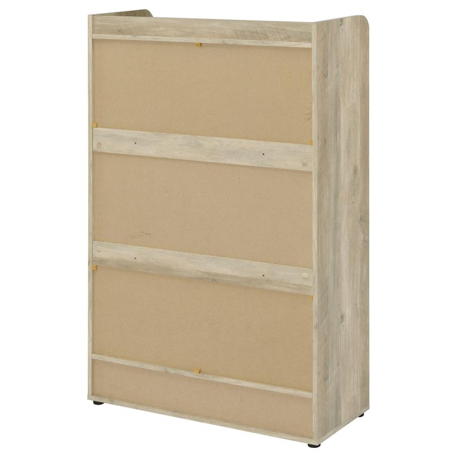 Denia 3-tier Engineered Wood Shoe Cabinet Grey - 950404