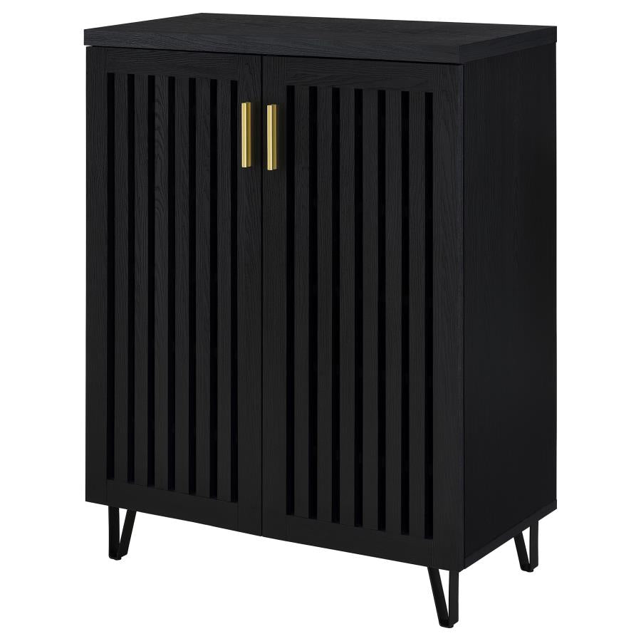 Brixton 2-door Entryway Shoe Storage Cabinets Black - 950422
