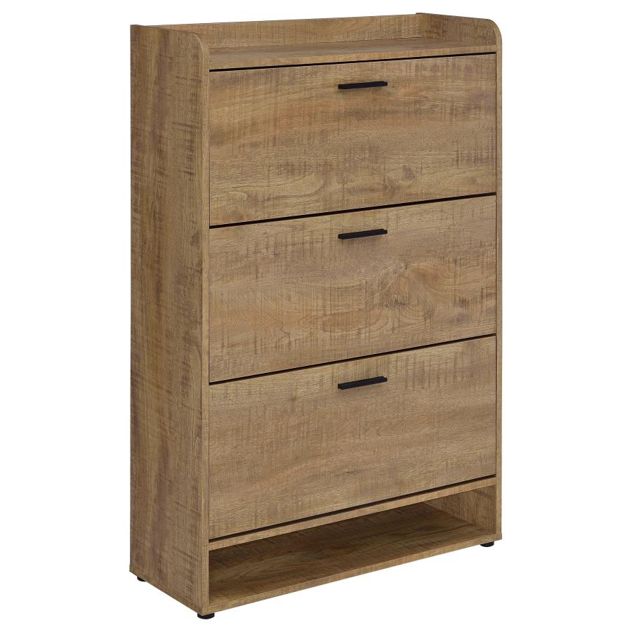 Denia 3-tier Engineered Wood Shoe Cabinet Mango - 950425