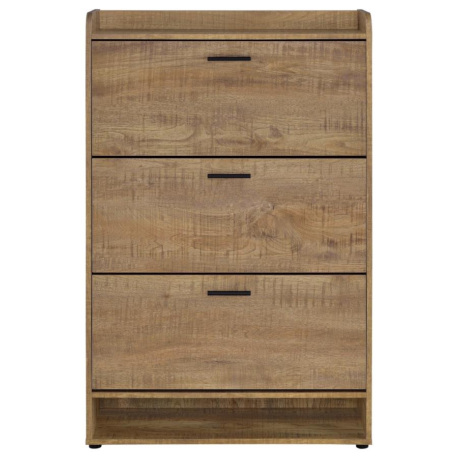 Denia 3-tier Engineered Wood Shoe Cabinet Mango - 950425