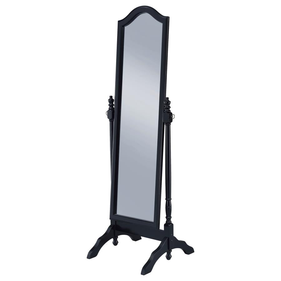 Cabot Wood Adjustable Full Length Cheval Mirror Black - 950801