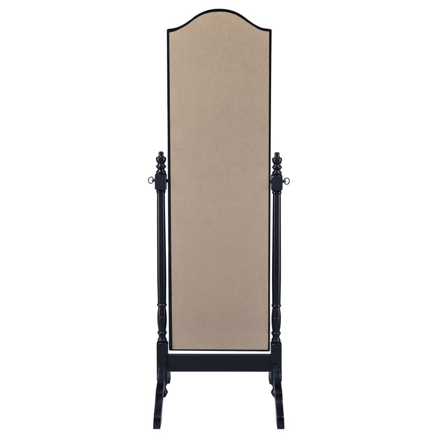 Cabot Wood Adjustable Full Length Cheval Mirror Black - 950801