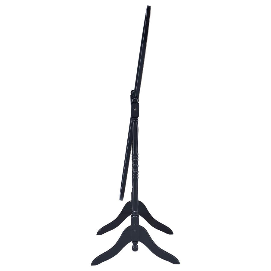 Foyet Wood Adjustable Full Length Cheval Mirror Black - 950803