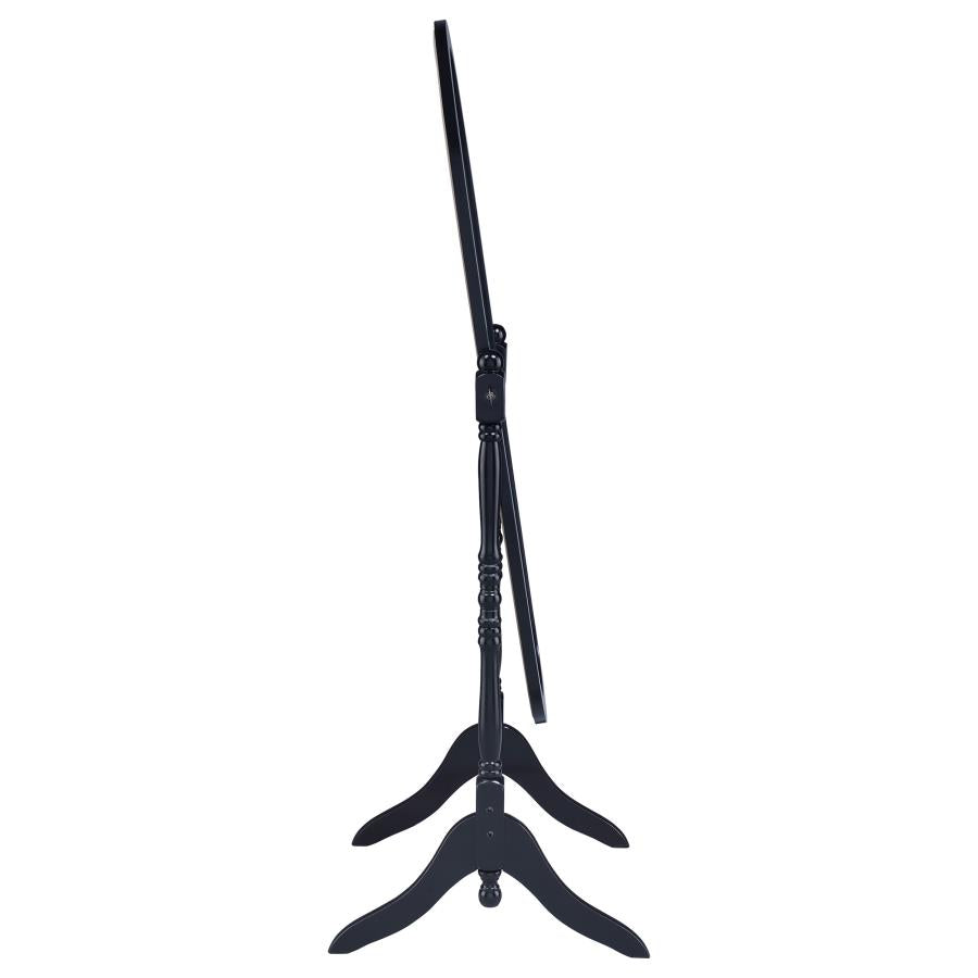 Foyet Wood Adjustable Full Length Cheval Mirror Black - 950803