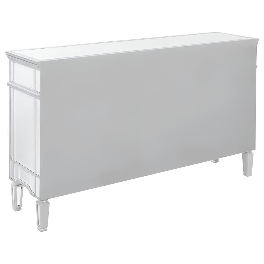 Duchess 5-drawer Mirrored Storage Accent Cabinet Silver - 950849