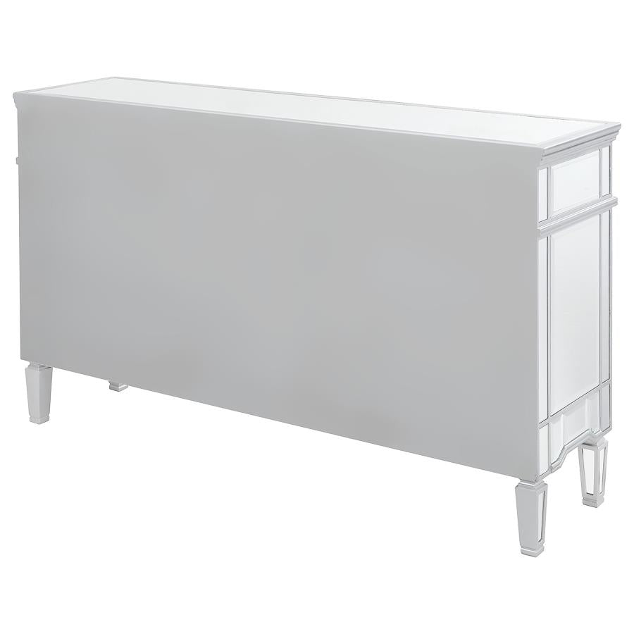 Duchess 5-drawer Mirrored Storage Accent Cabinet Silver - 950849