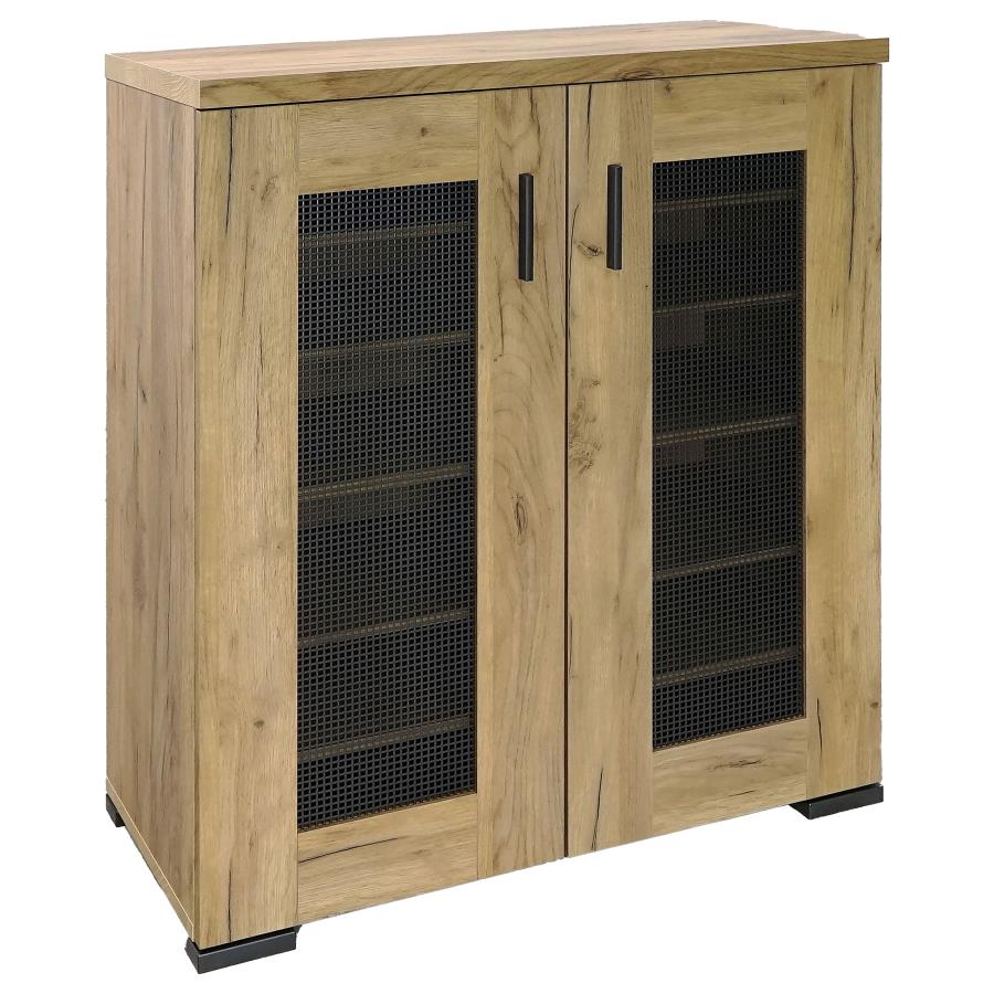 Bristol 6-shelf Engineered Wood Shoe Cabinet Golden Oak - 951107