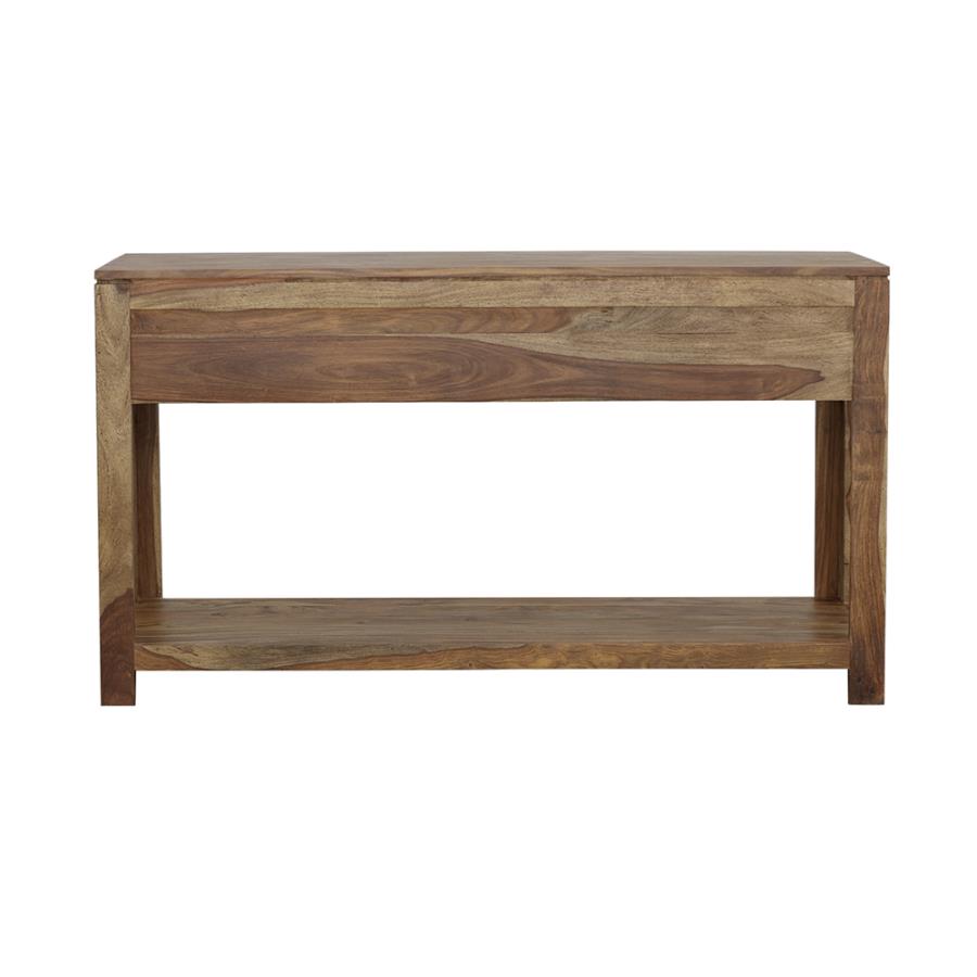 Esther 3-drawer Wood Console Table Natural Sheesham - 952853