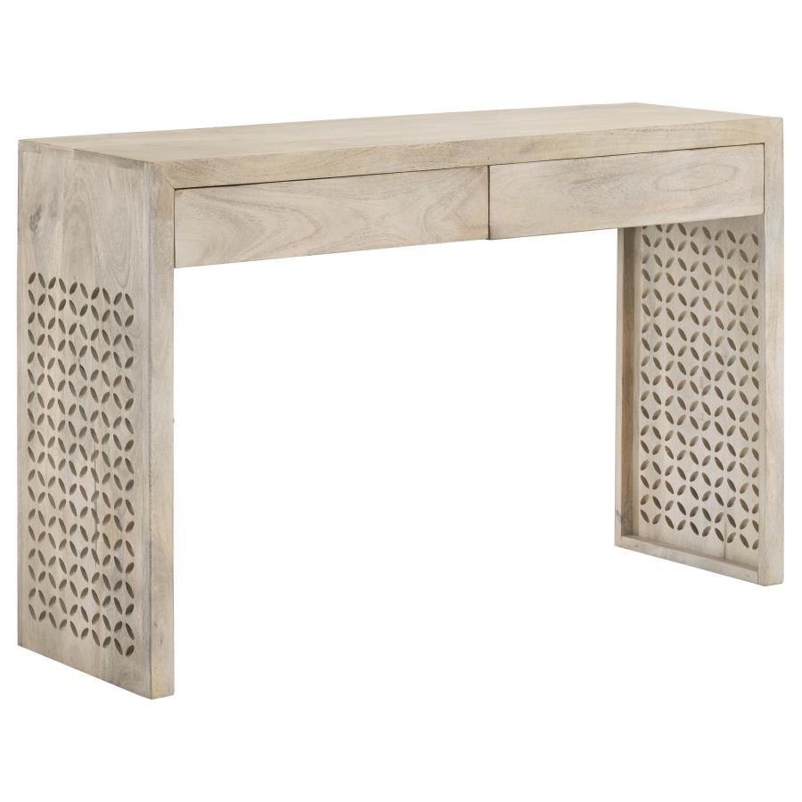 Rickman 2-drawer Wood Entryway Console Table White Washed - 959543