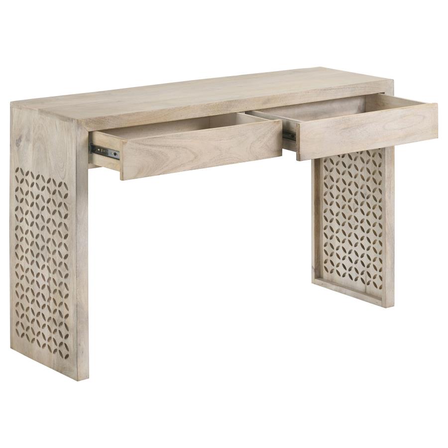 Rickman 2-drawer Wood Entryway Console Table White Washed - 959543