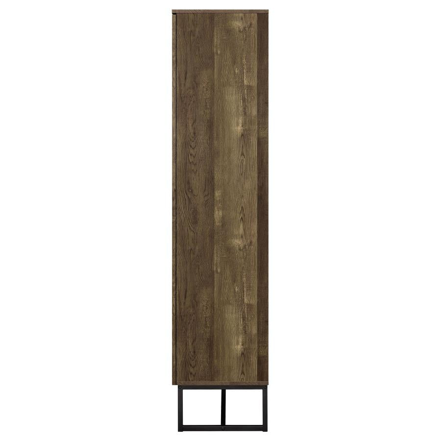 Carolyn 2-door Engineered Wood Accent Cabinet Rustic Oak - 959640