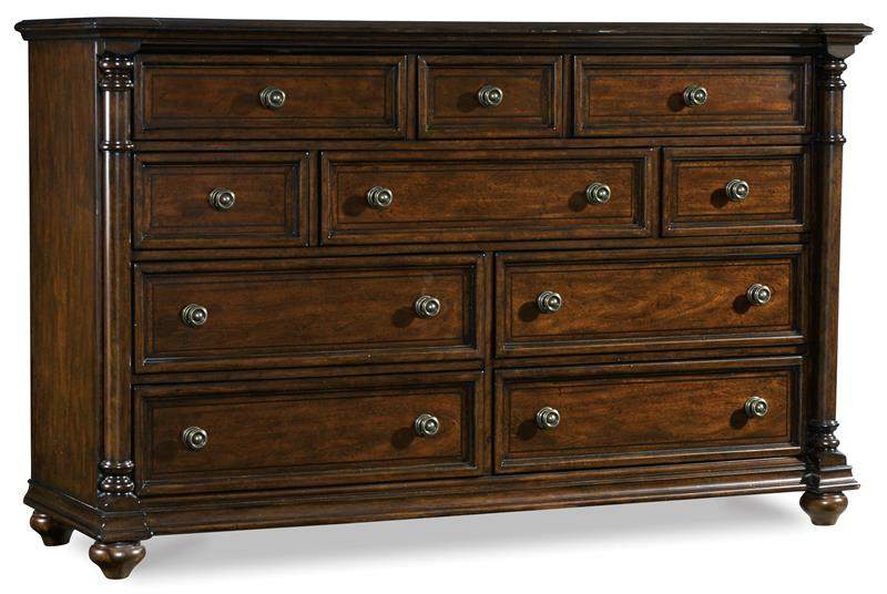 Leesburg Queen Bed, Dresser, & Mirror - 5381-90650+5381-90008+5381-90002