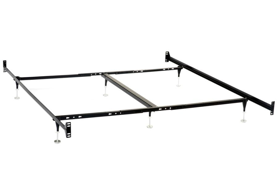 Esme California King Bed Frame Black (Headboard & Footboard) - 9602KW