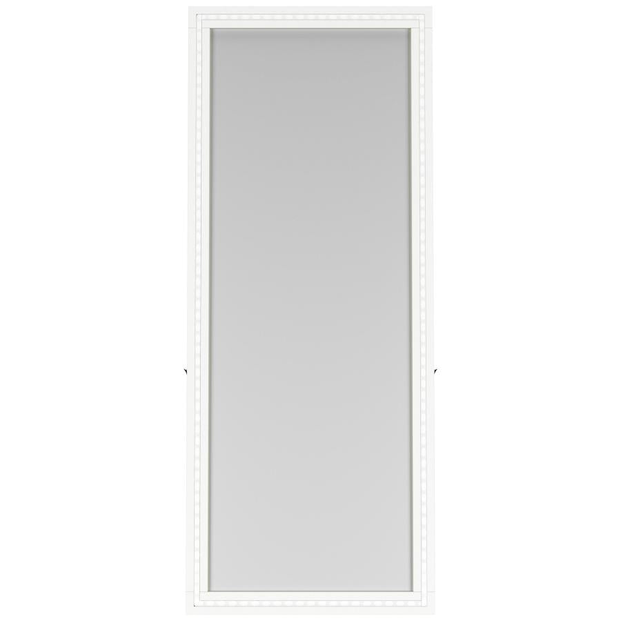 Windrose 28 x 67 Inch Tempered LED Standing Mirror White - 960963
