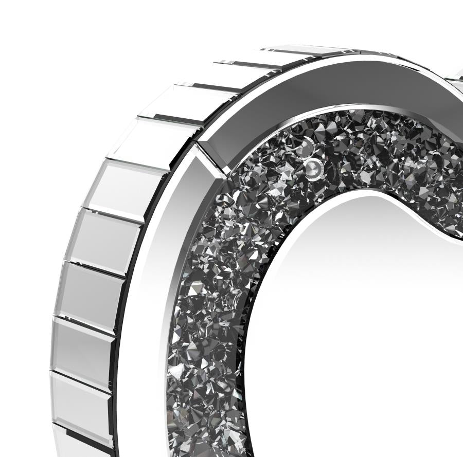 Euston Heart Shaped Vanity Mirror Silver - 961528