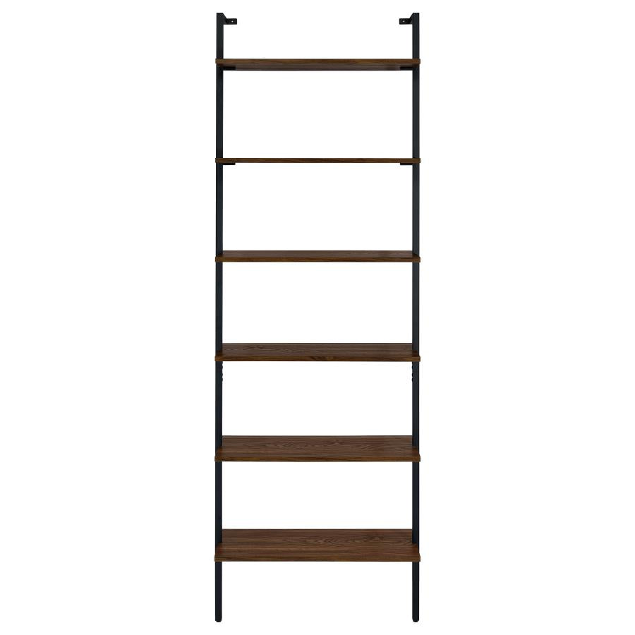 Owens 3-piece 96-inch Wall Mounted Bookshelf Set Walnut - 980074-S3
