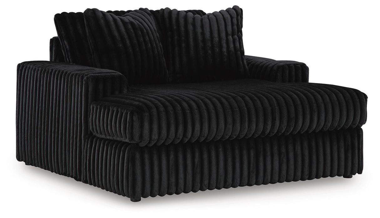 Midnight-Madness 2-Piece Sectional and Oversized Chaise - 98103U5