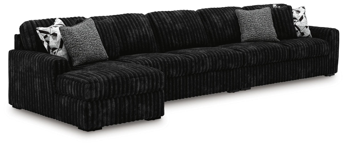 Midnight-Madness 3-Piece Sectional with Chaise - 98103S10