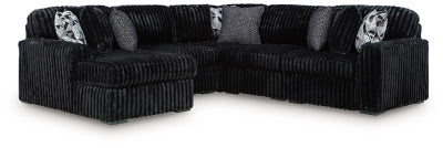 Midnight-Madness 6-Piece Sectional with Chaise - 98103S23