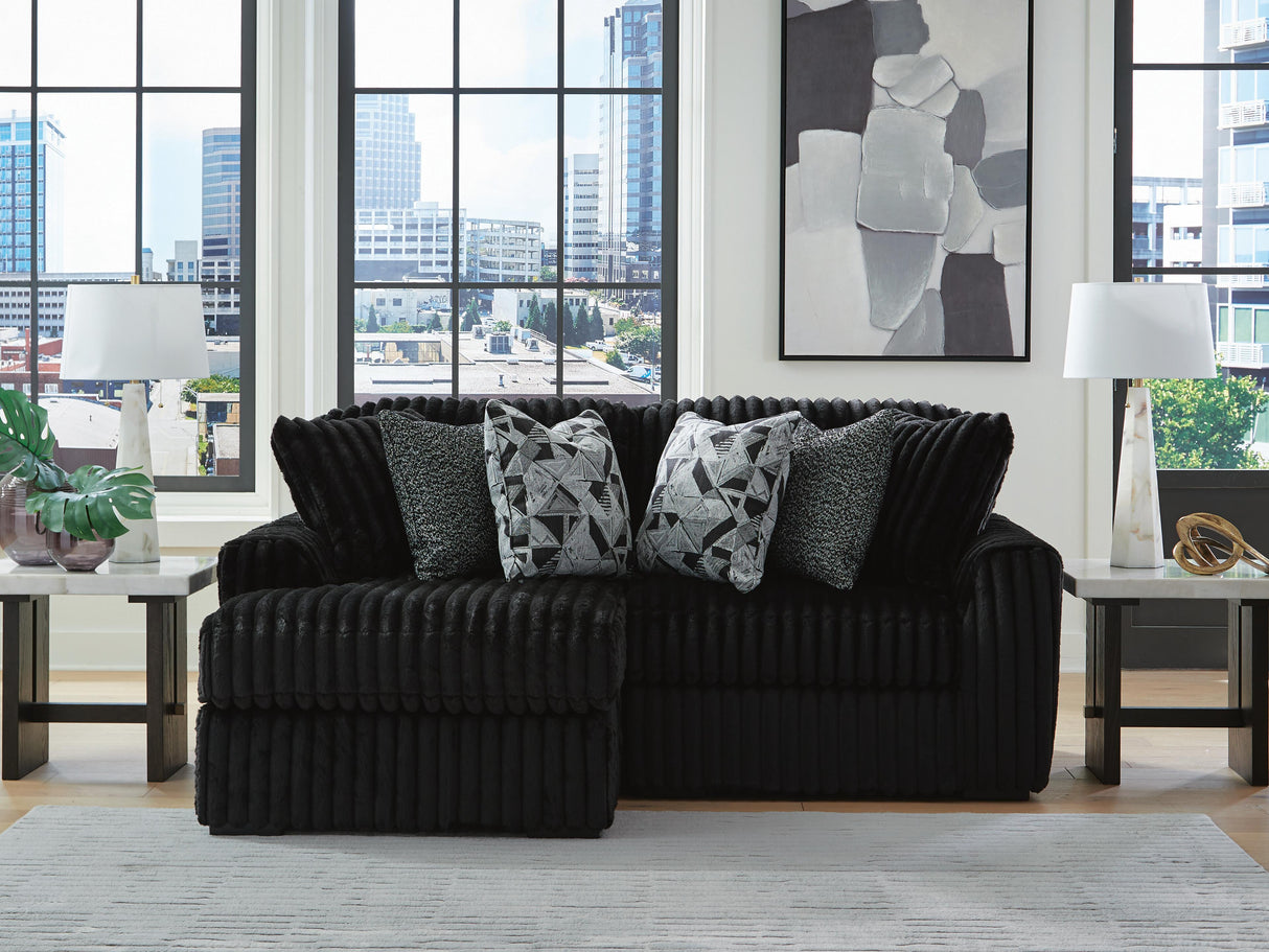Midnight-Madness 2-Piece Sectional with Chaise - 98103S13