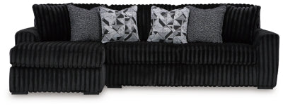 Midnight-Madness 2-Piece Sectional Sofa with Chaise - 98103S1