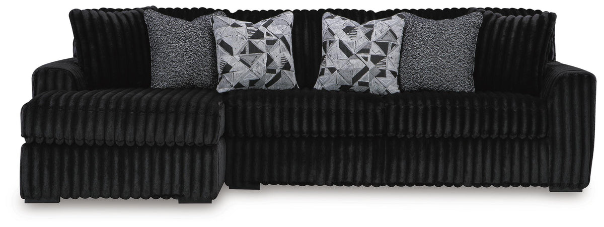 Midnight-Madness 3-Piece Sectional with Chaise - 98103S15