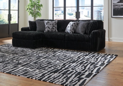 Midnight-Madness 2-Piece Sectional Sofa with Chaise - 98103S1
