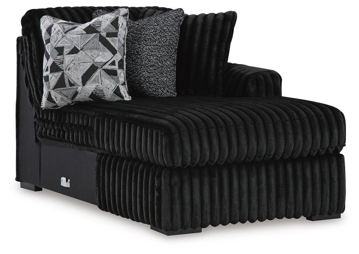 Midnight-Madness Right-Arm Facing Corner Chaise - 9810317