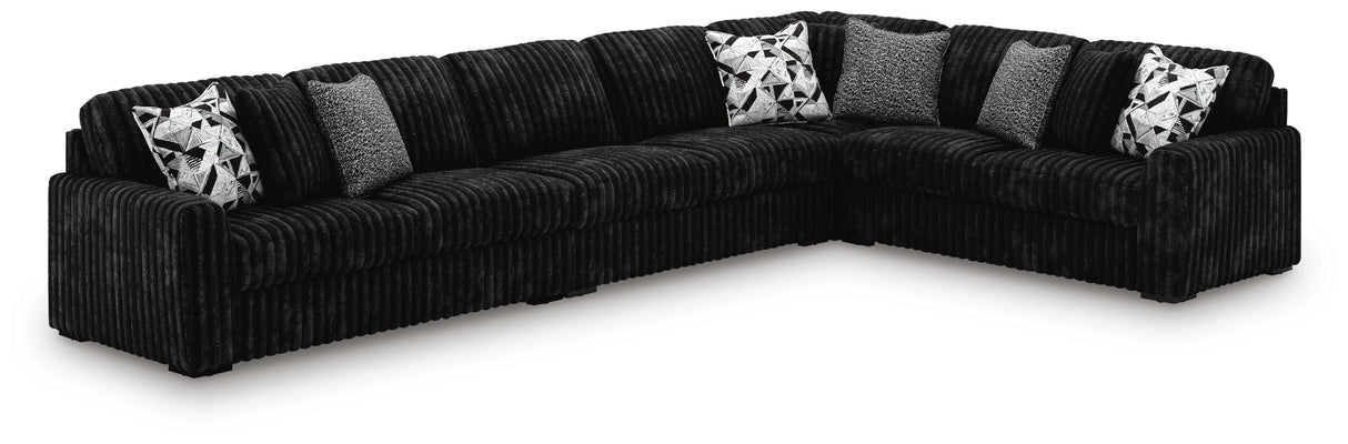 Midnight-Madness 4-Piece Sectional - 98103U11