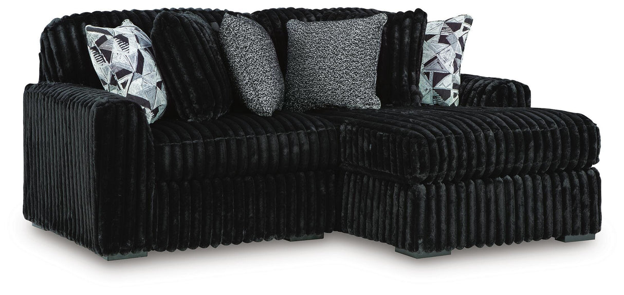 Midnight-Madness 2-Piece Sectional with Chaise - 98103S14