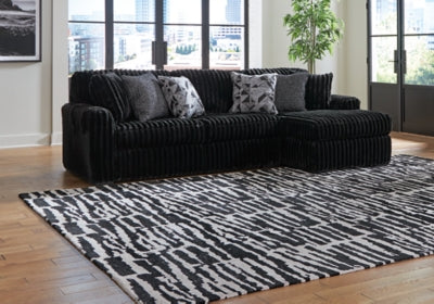 Midnight-Madness 2-Piece Sectional Sofa with Chaise - 98103S2