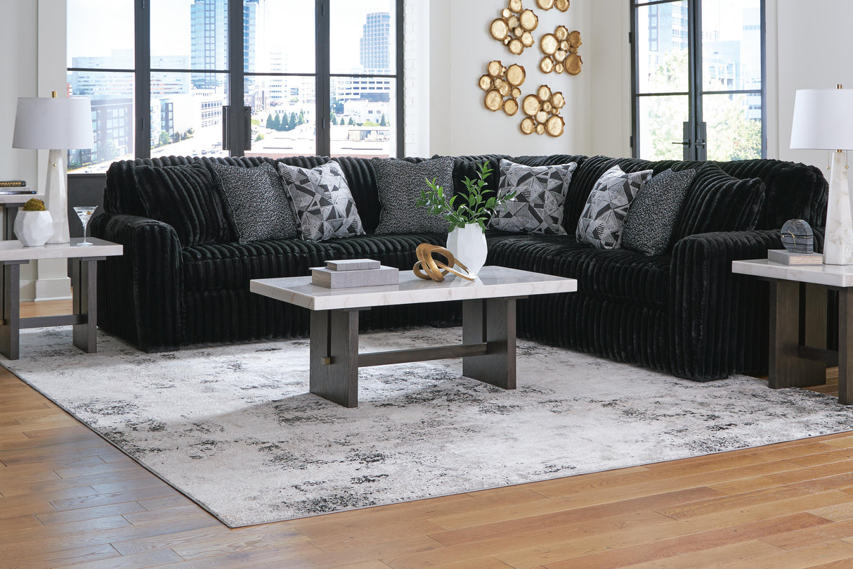 Midnight-Madness 3-Piece Sectional - 98103S6