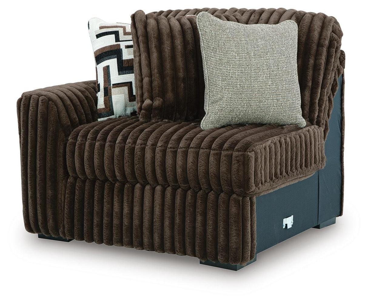 Midnight-Madness Left-Arm Facing Corner Chair - 9810464