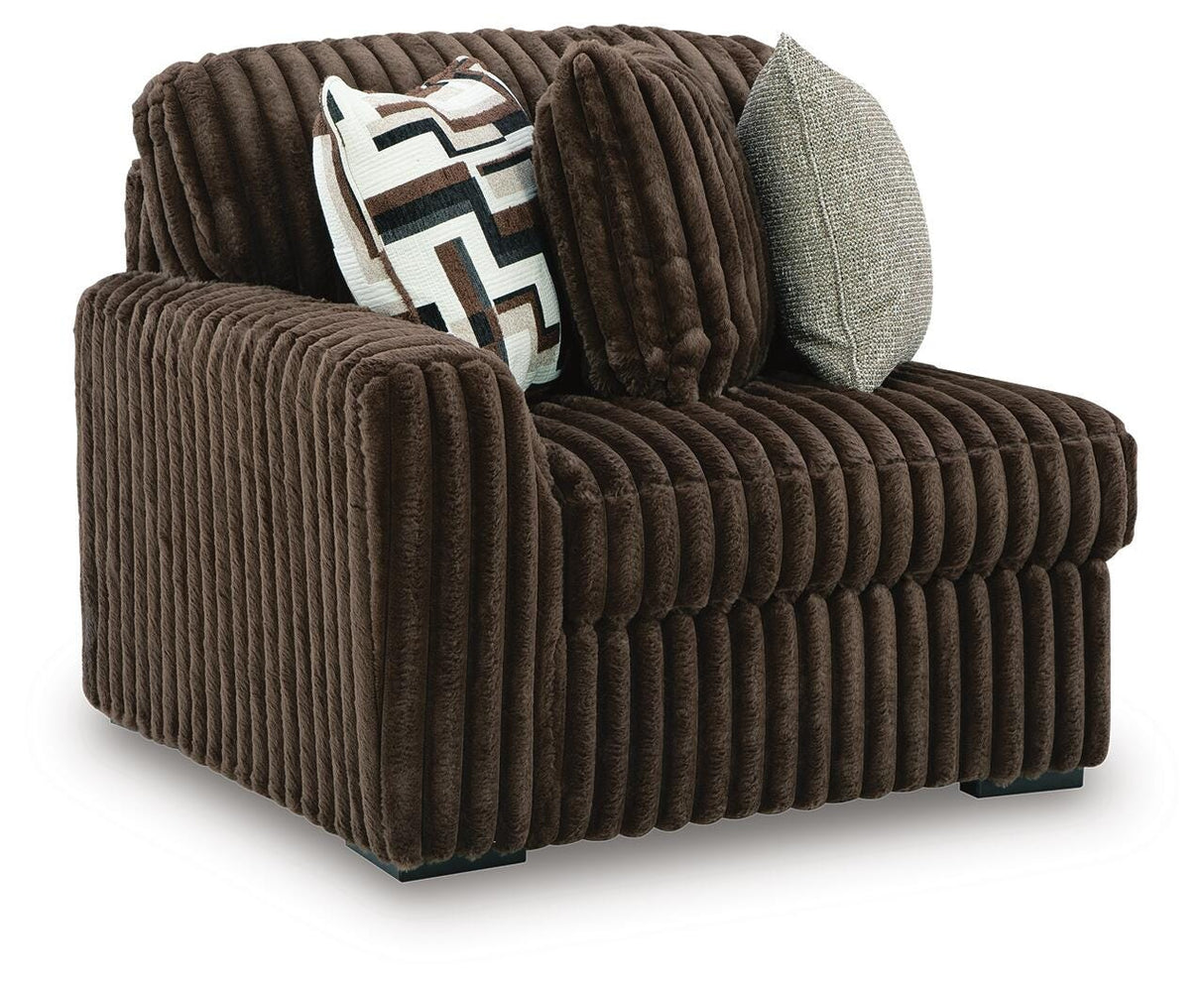 Midnight-Madness Left-Arm Facing Corner Chair - 9810464
