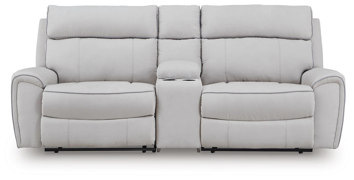 Social Pointe 3-Piece Power Reclining Sectional - PC98802S3