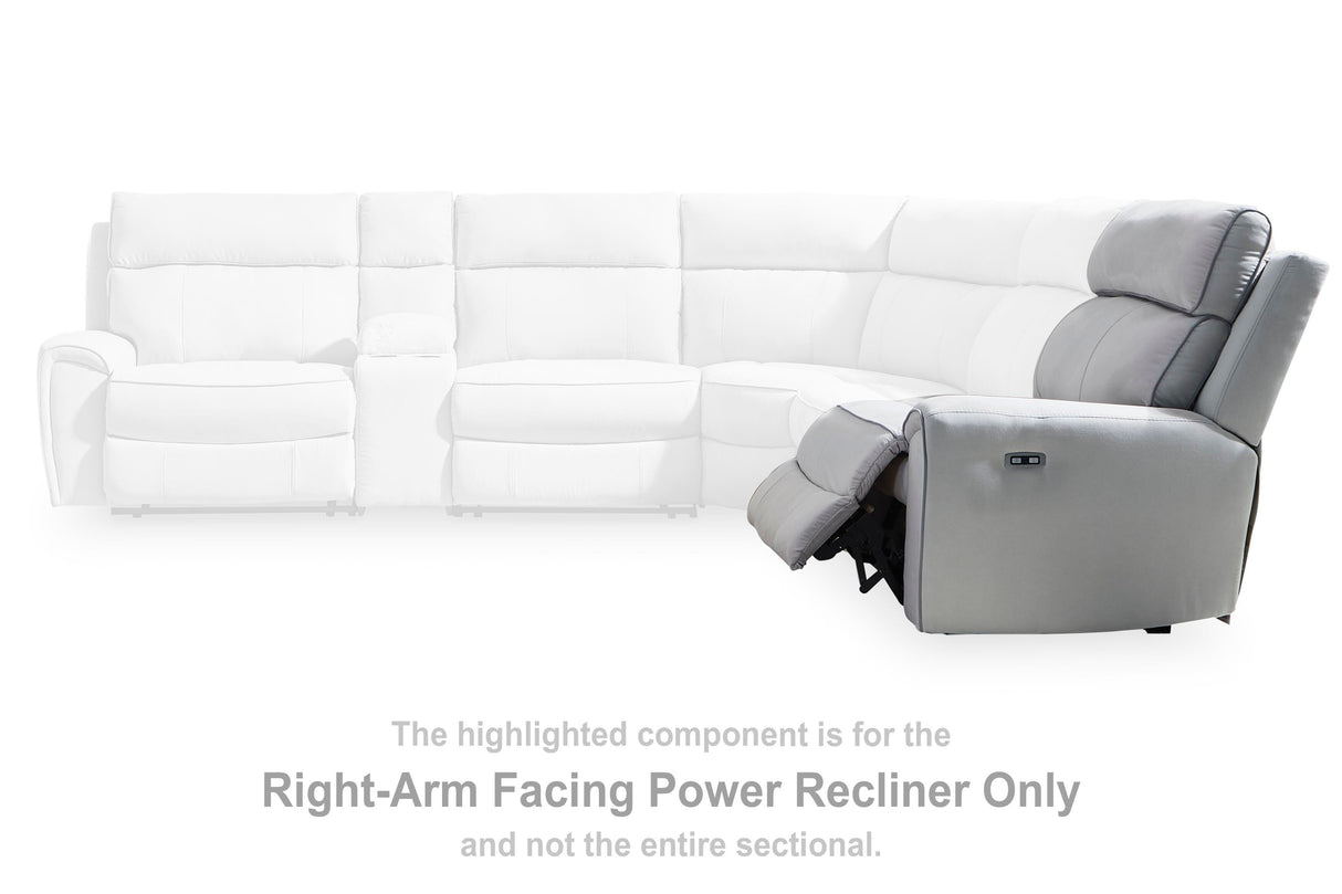 Social Pointe Right-Arm Facing Power Recliner - PC9880262
