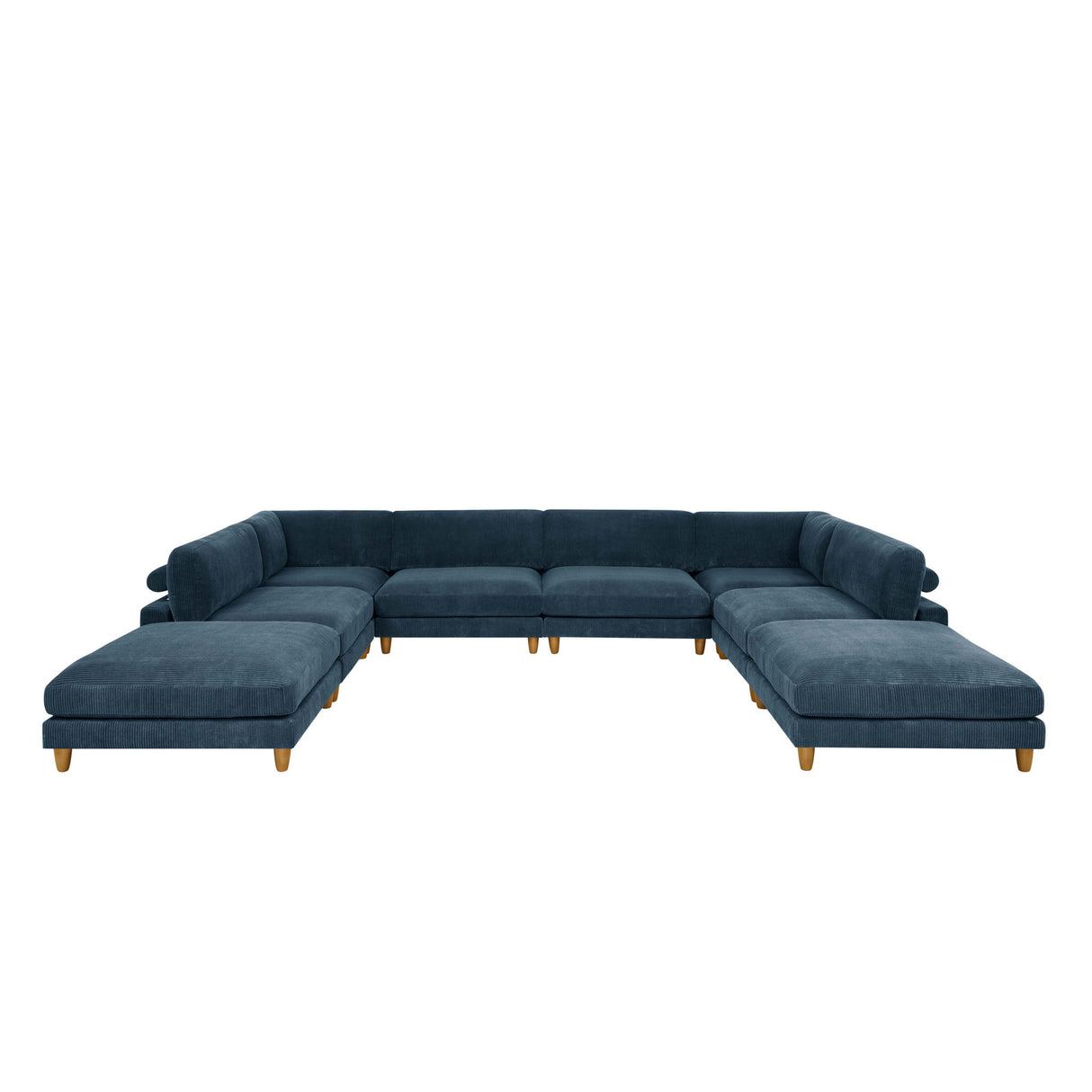 Modern Modular Sectional With Adjustable Back Support