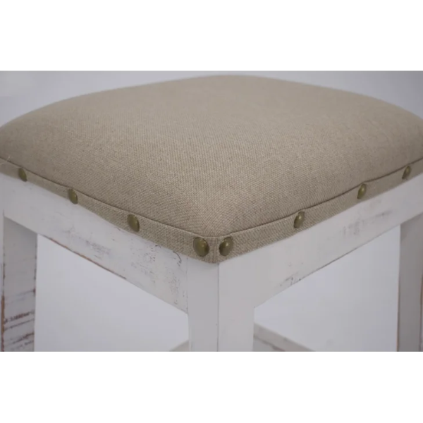 VD CAMRY WHITE STOOL 24 BACKLES#719 - BARFBNW