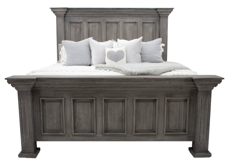 Chalet Terra Queen Panel Bed Dresser & Mirror - 3721QHPT+3721QFPT+3721QRT+3722MT+3700DT